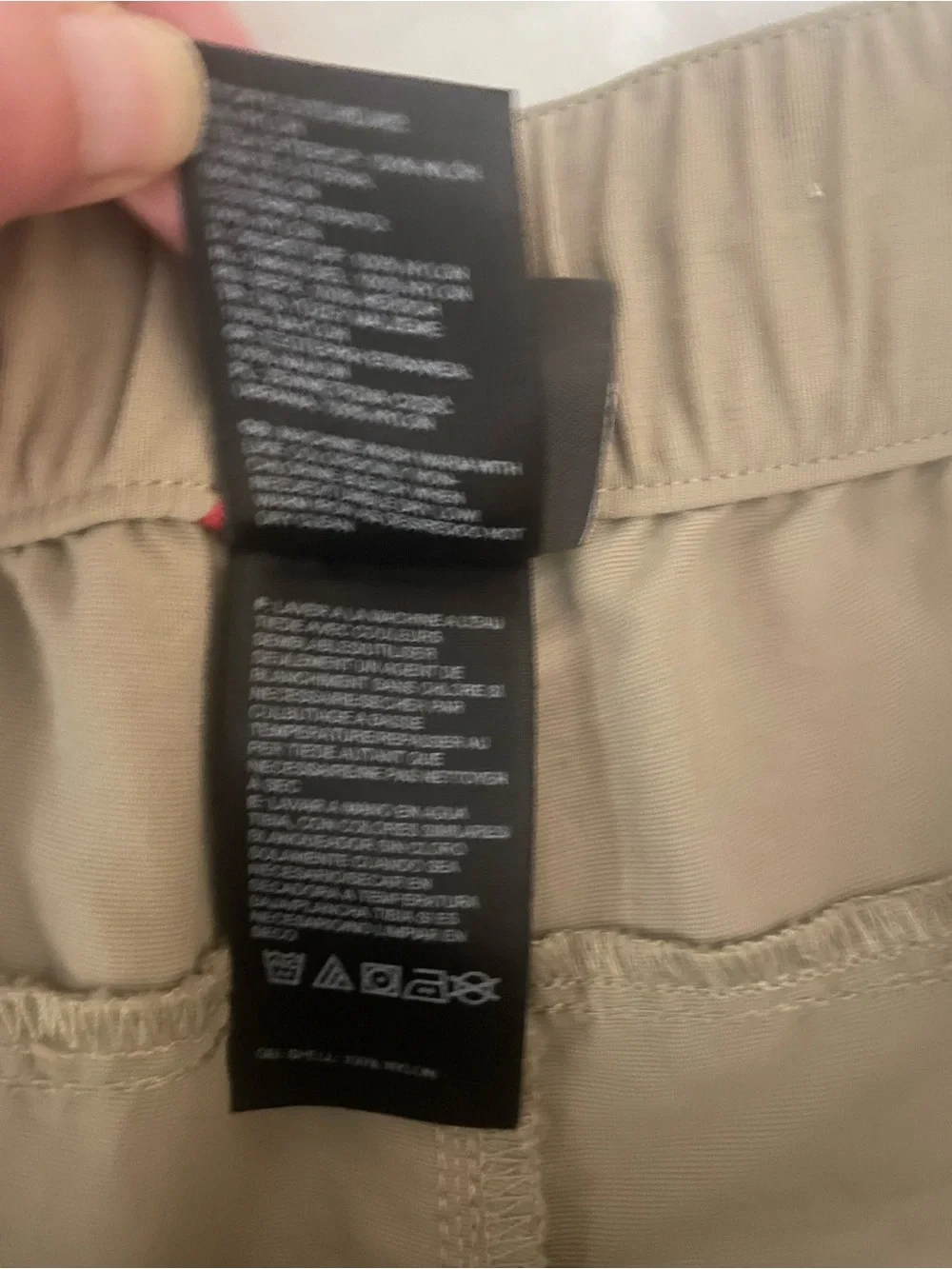 The North Face Men's Cargo Zip-Off Pants in Khaki XXL